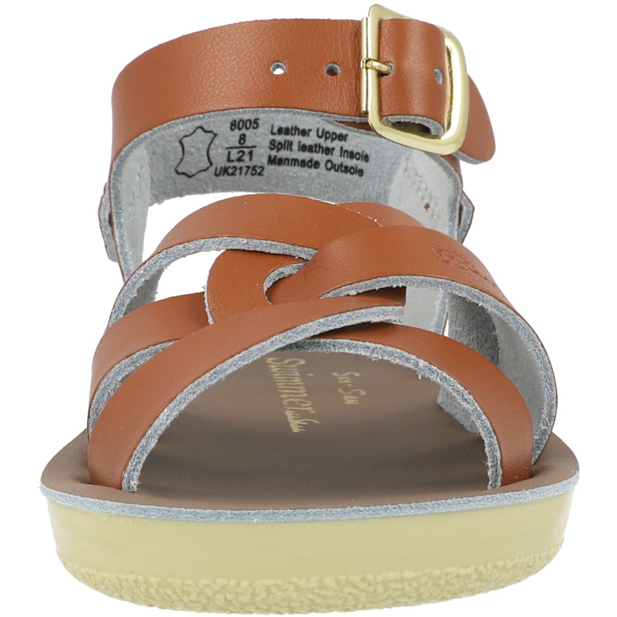 Salt-Water Sun-San Swimmer Tan Sandals