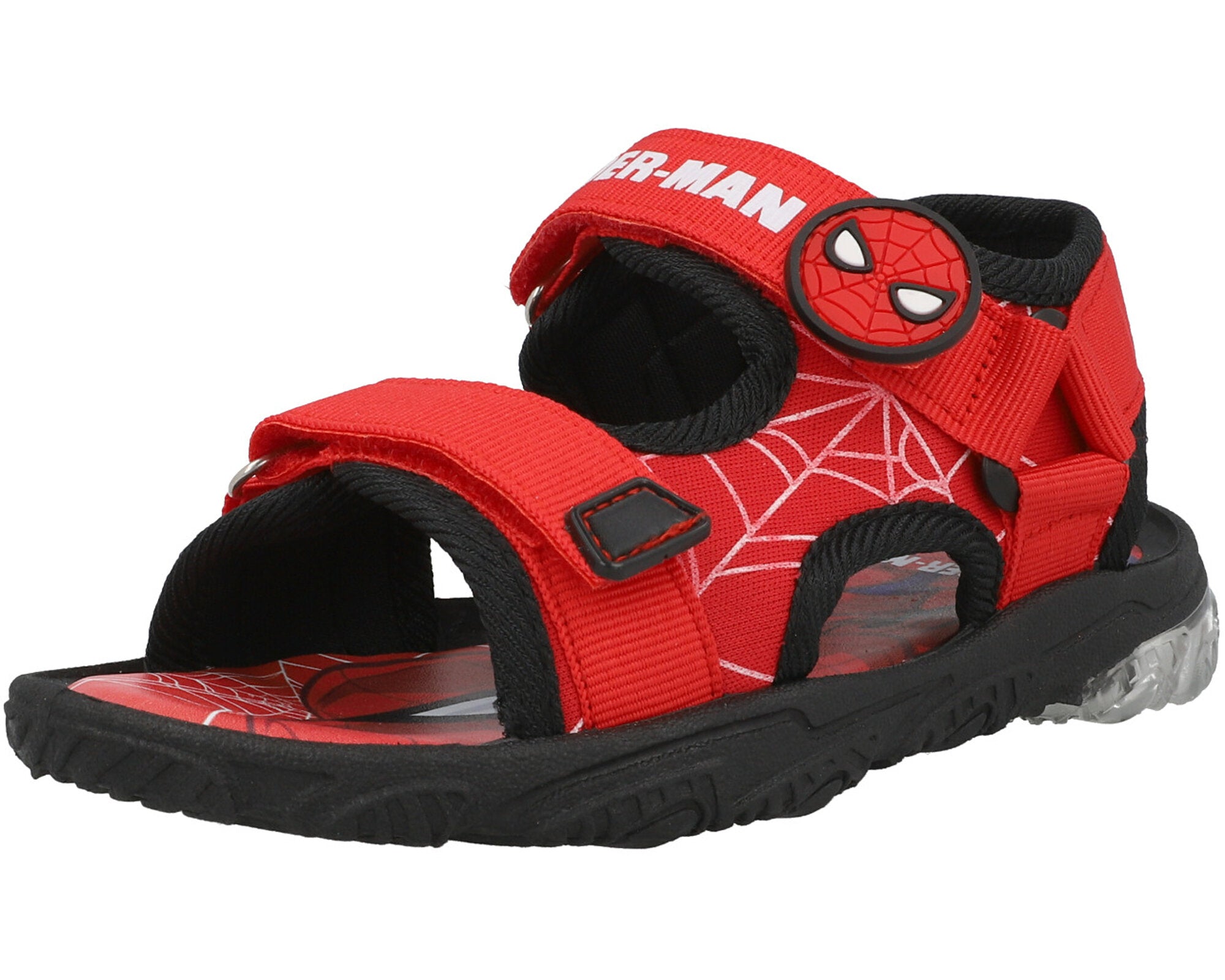 Spiderman Red Light-Up Sandals