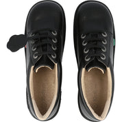 Kickers Kick Lo Black School Shoes