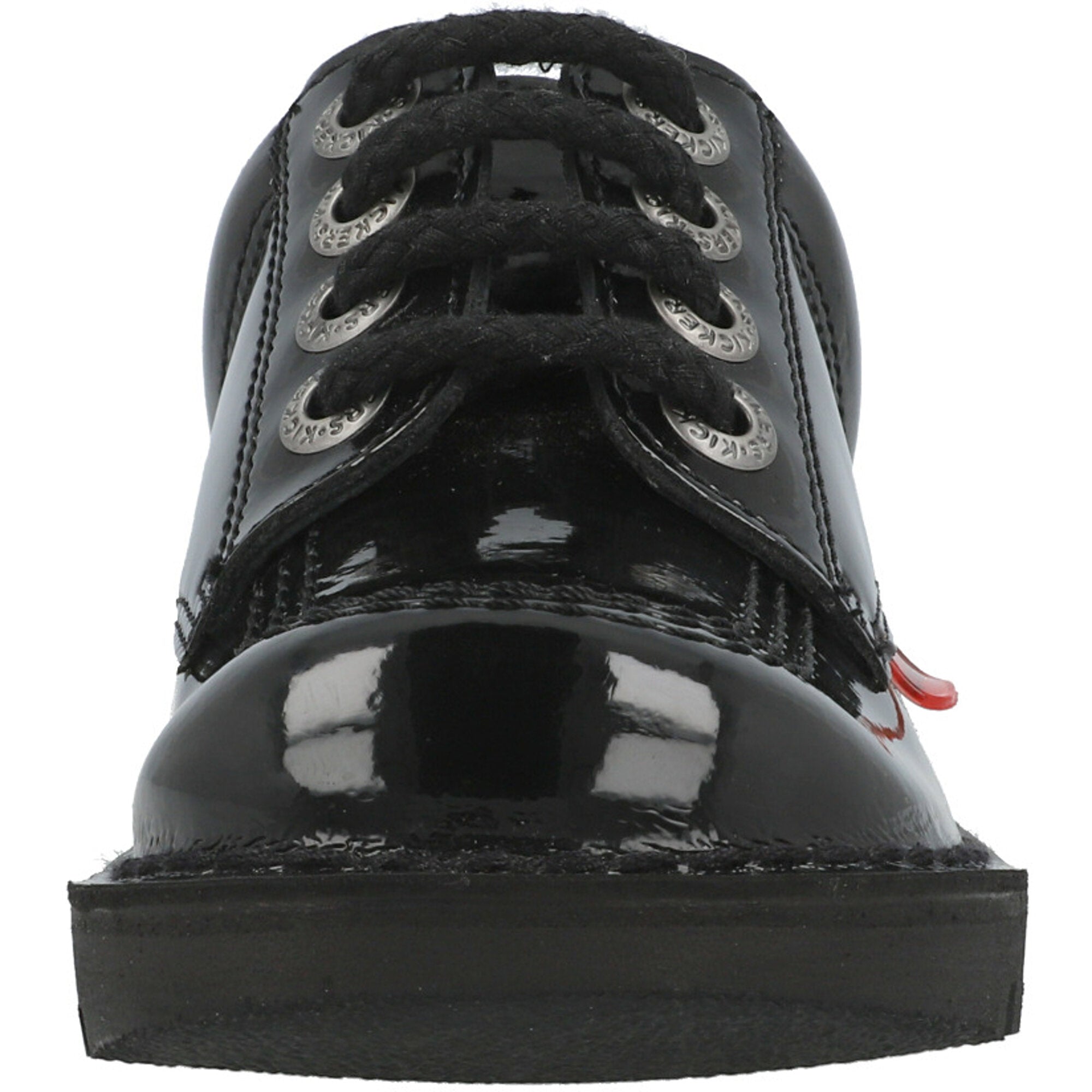 Kickers Kick Lo Black School Shoes