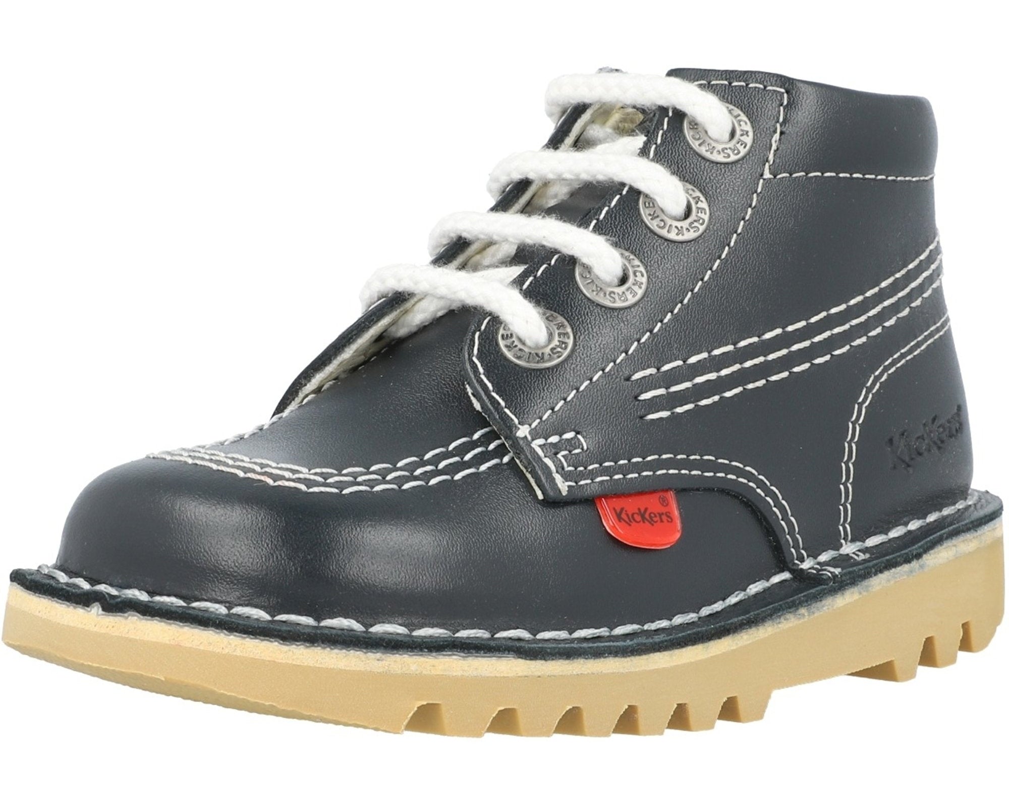 Kickers Kick Hi Zip Navy Ankle Boots