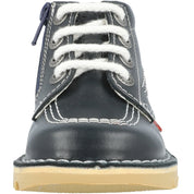 Kickers Kick Hi Zip Navy Ankle Boots