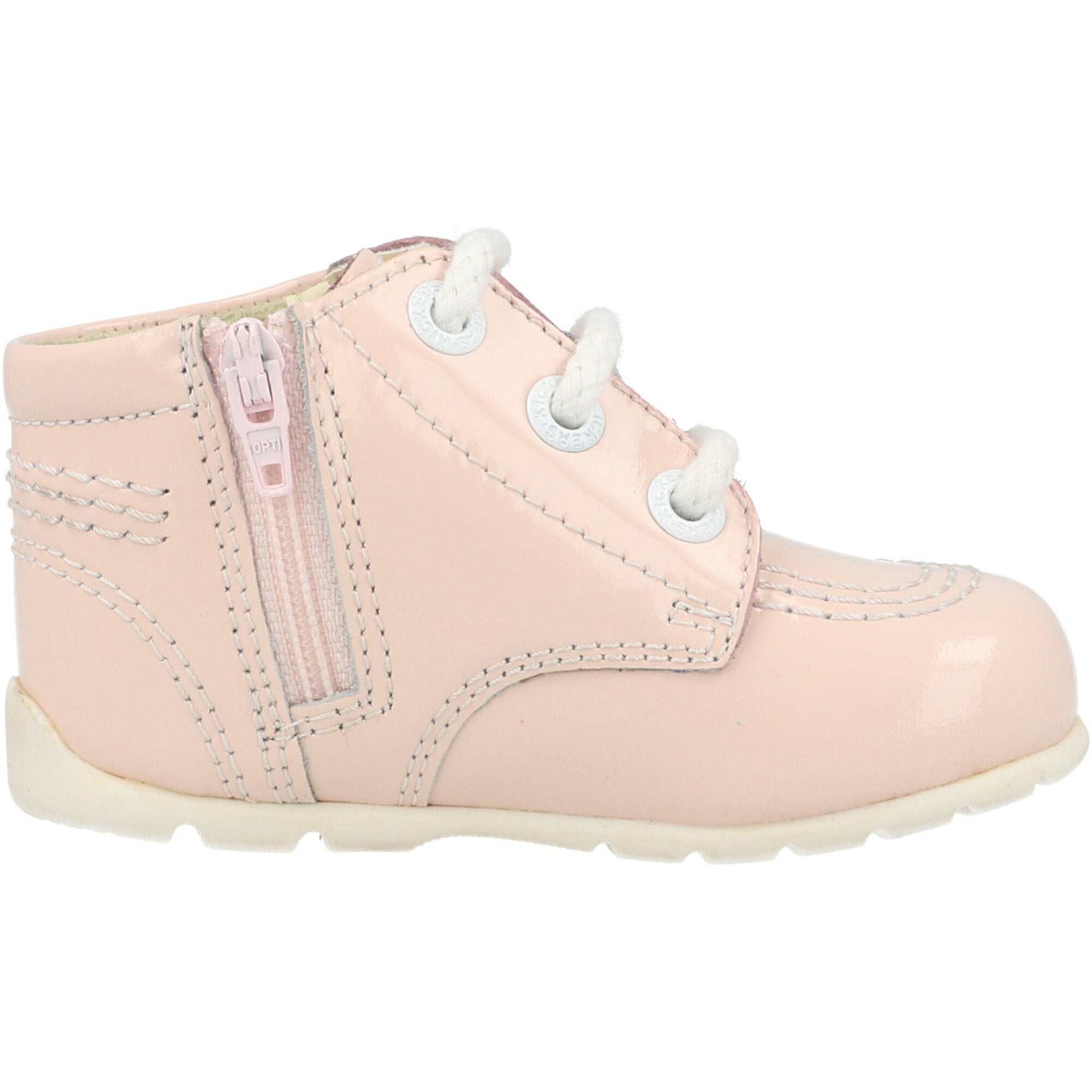 Kickers Kick Hi Light Pink Toddler Boots