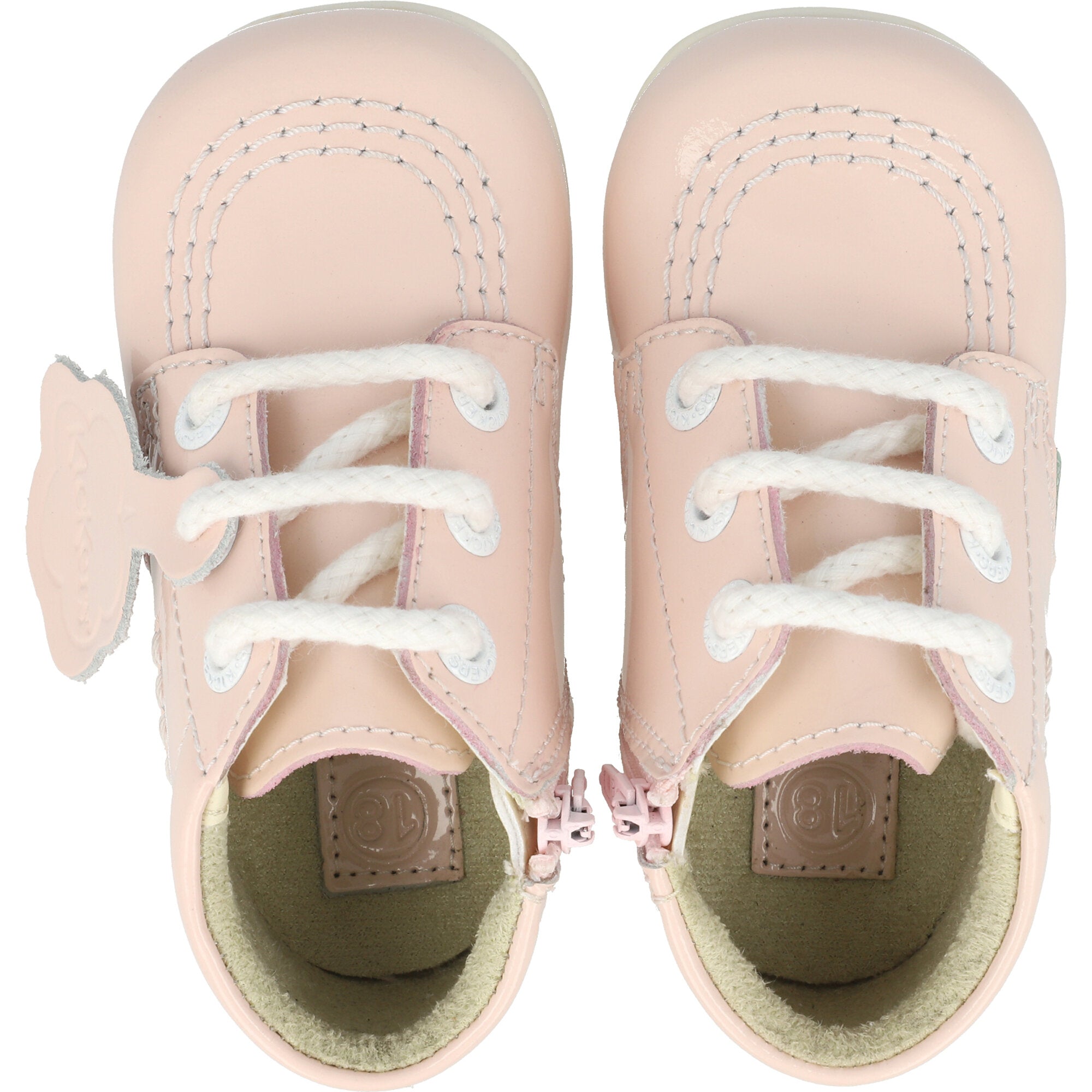 Kickers Kick Hi Light Pink Toddler Boots