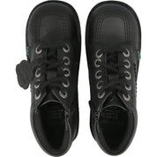 Kickers Kick Hi Vegan J Black Boots