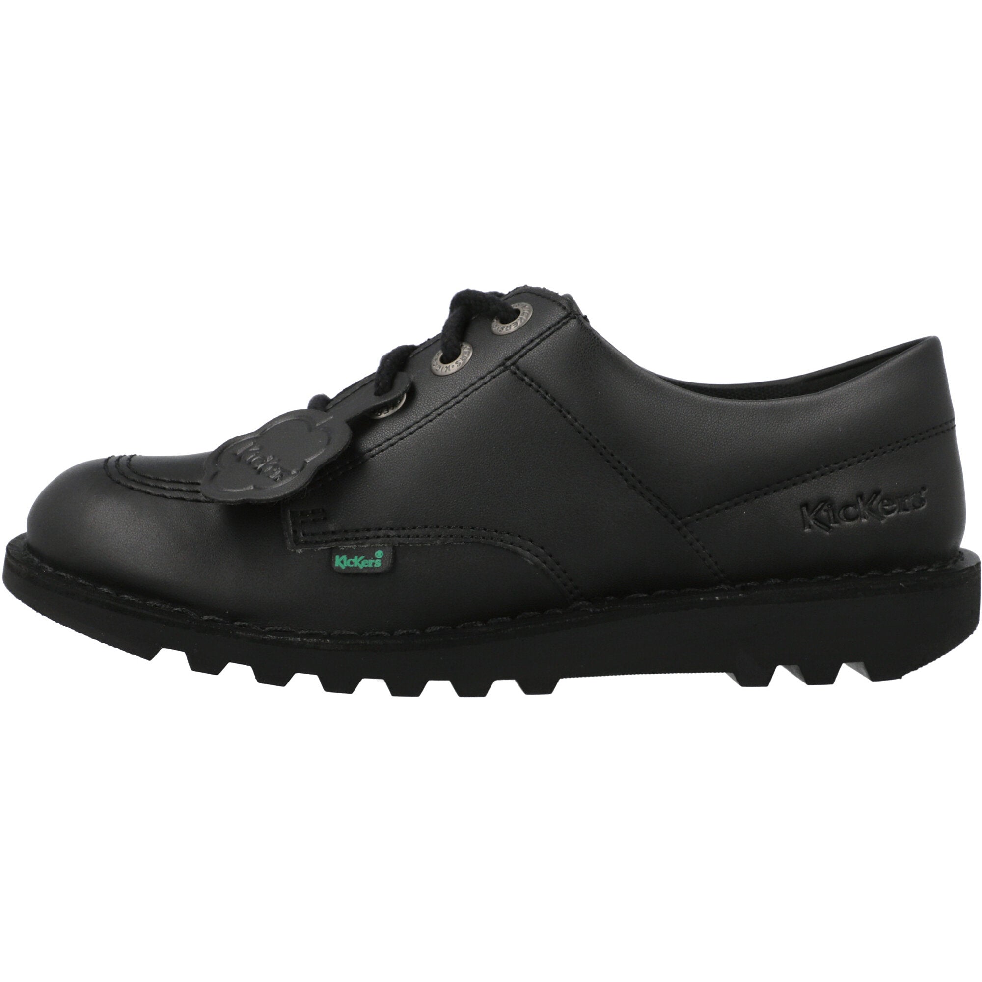 Kickers Kick Lo Vegan Black School Shoes