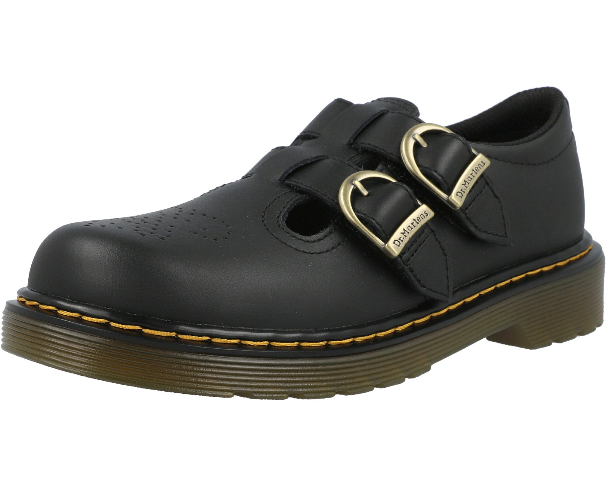 Dr Martens 8065 Junior Black T-Bar Shoes