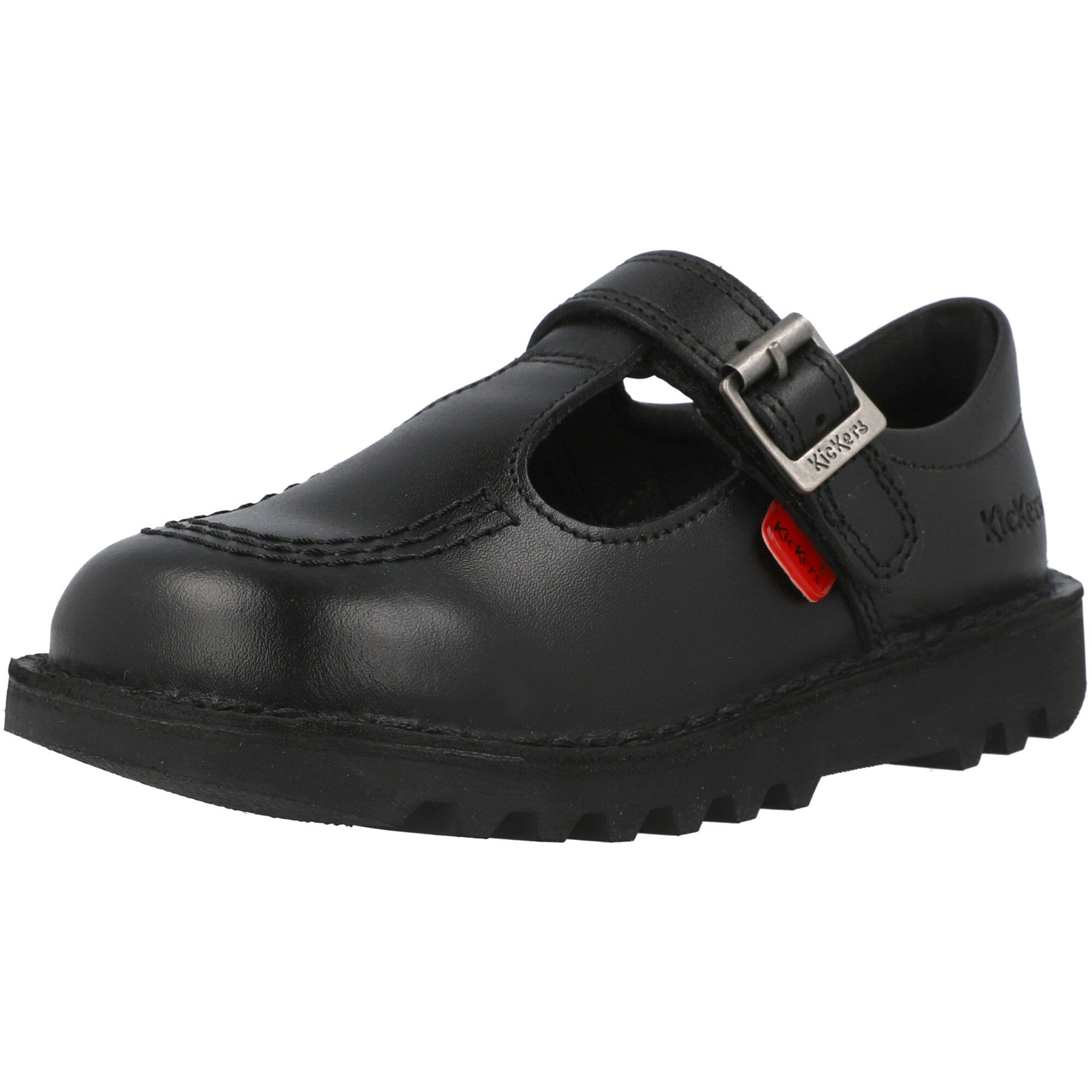 Kickers Kick T Black T-bar Shoes