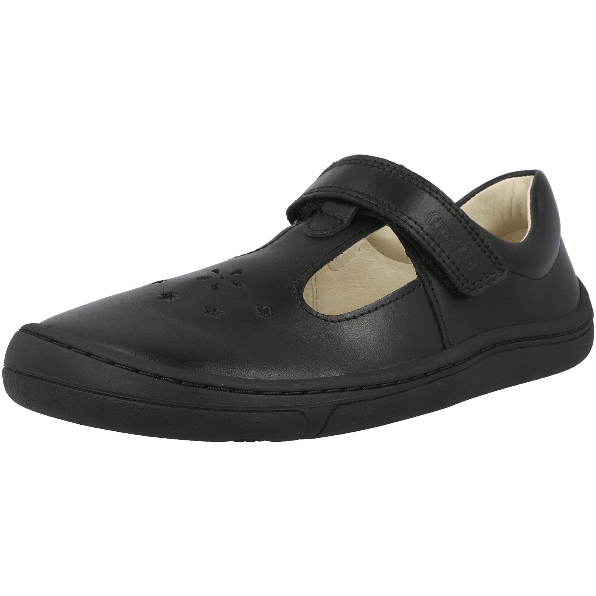 Froddo Barefoot Nina Black School Shoes