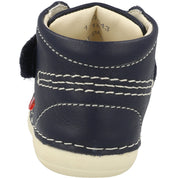 Kickers Softer Hi Navy Baby Shoes