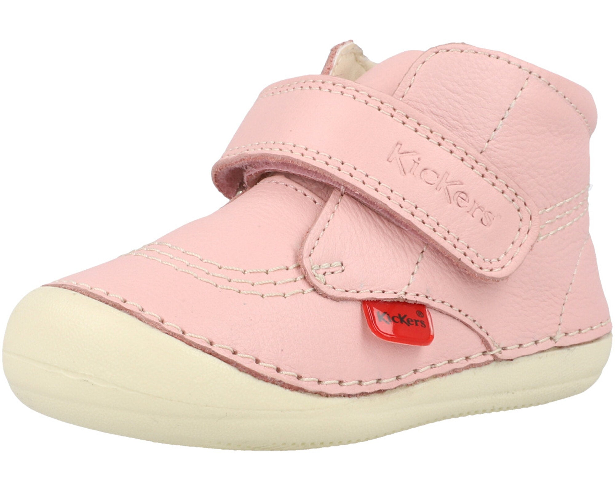 Kickers Softer Hi Light Pink Baby Shoes