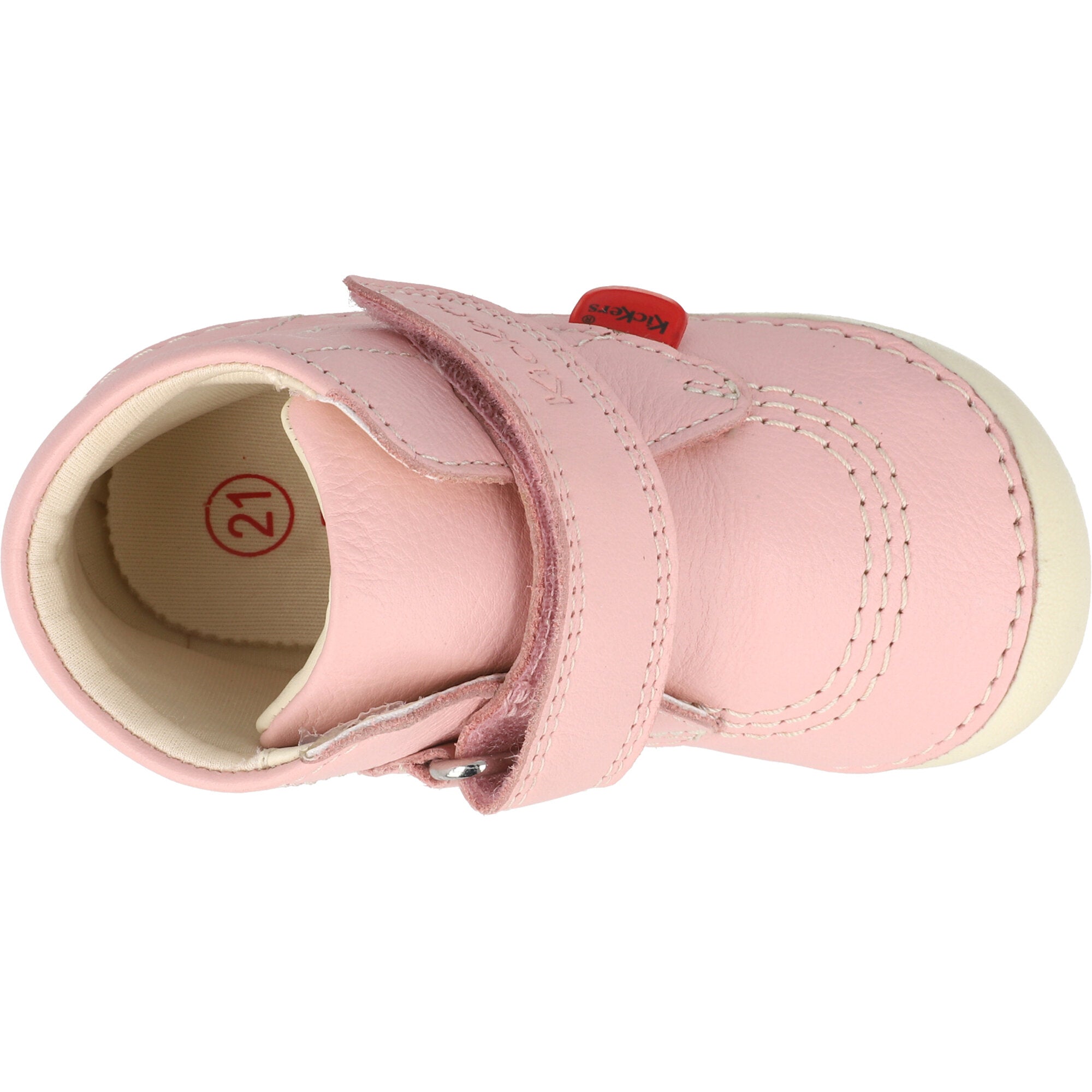 Kickers Softer Hi Light Pink Baby Shoes