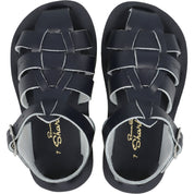 Salt-Water Sun-San Shark Navy Sandals