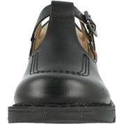 Kickers Kick T-Bar Black Shoes