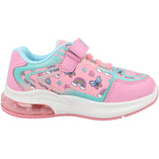 Peppa Pig Pink Lights Emboss Trainers