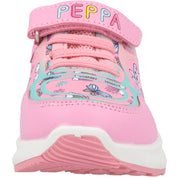 Peppa Pig Pink Lights Emboss Trainers