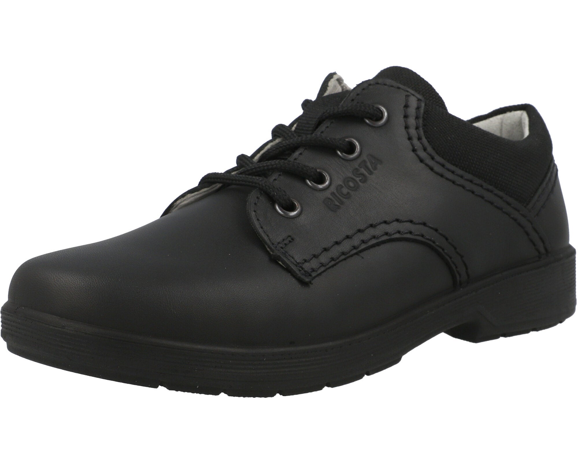 Ricosta Harry Wide Black School Shoes