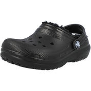 Crocs Kids Black Classic Lined Clog