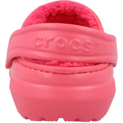 Crocs Kids Classic Hyper Pink Lined Clog