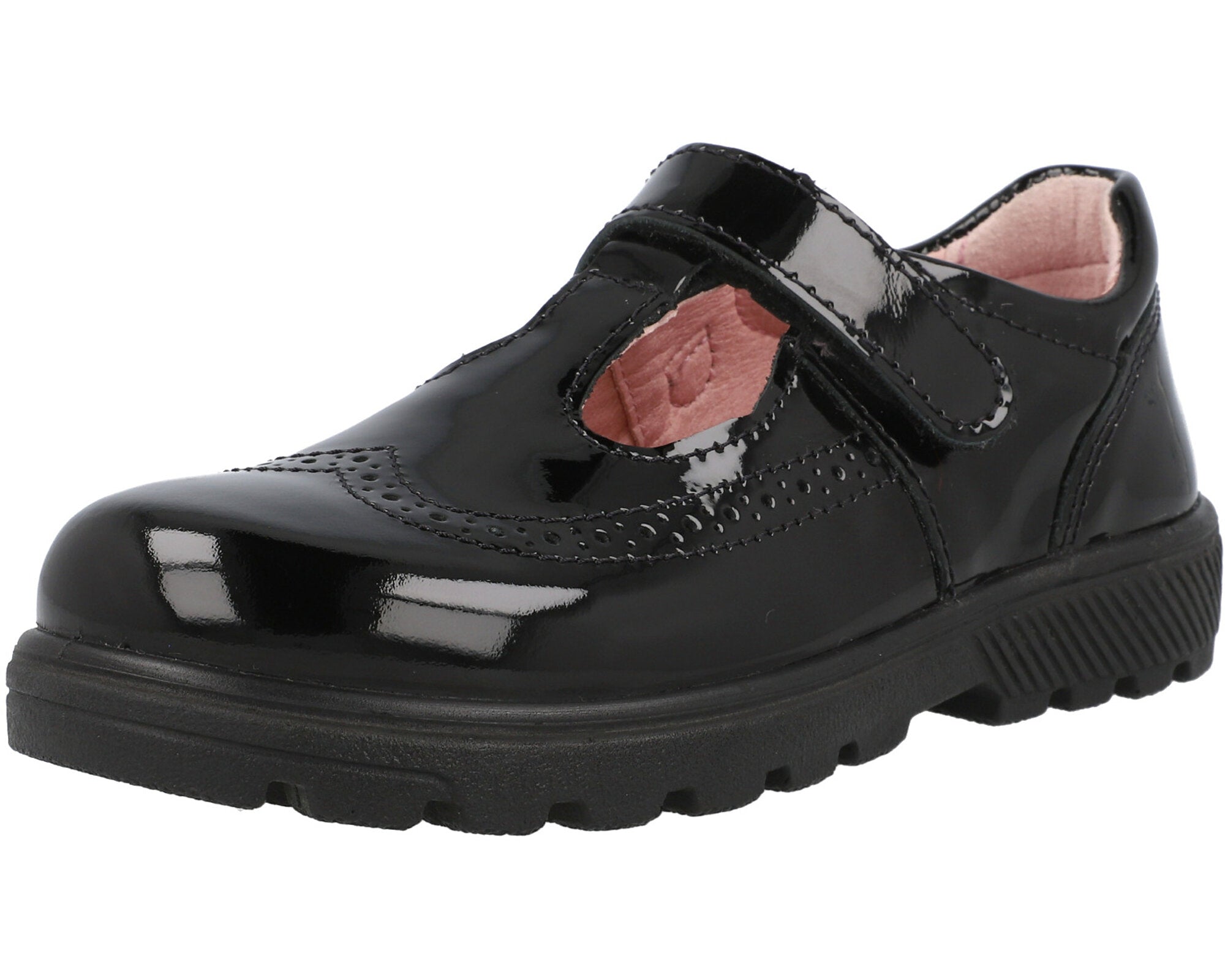 Ricosta Amanda Black T-Bar Shoes