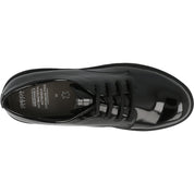 Geox Casey Black School Shoes