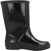 Hunter Kids First Classic Gloss Black Wellies