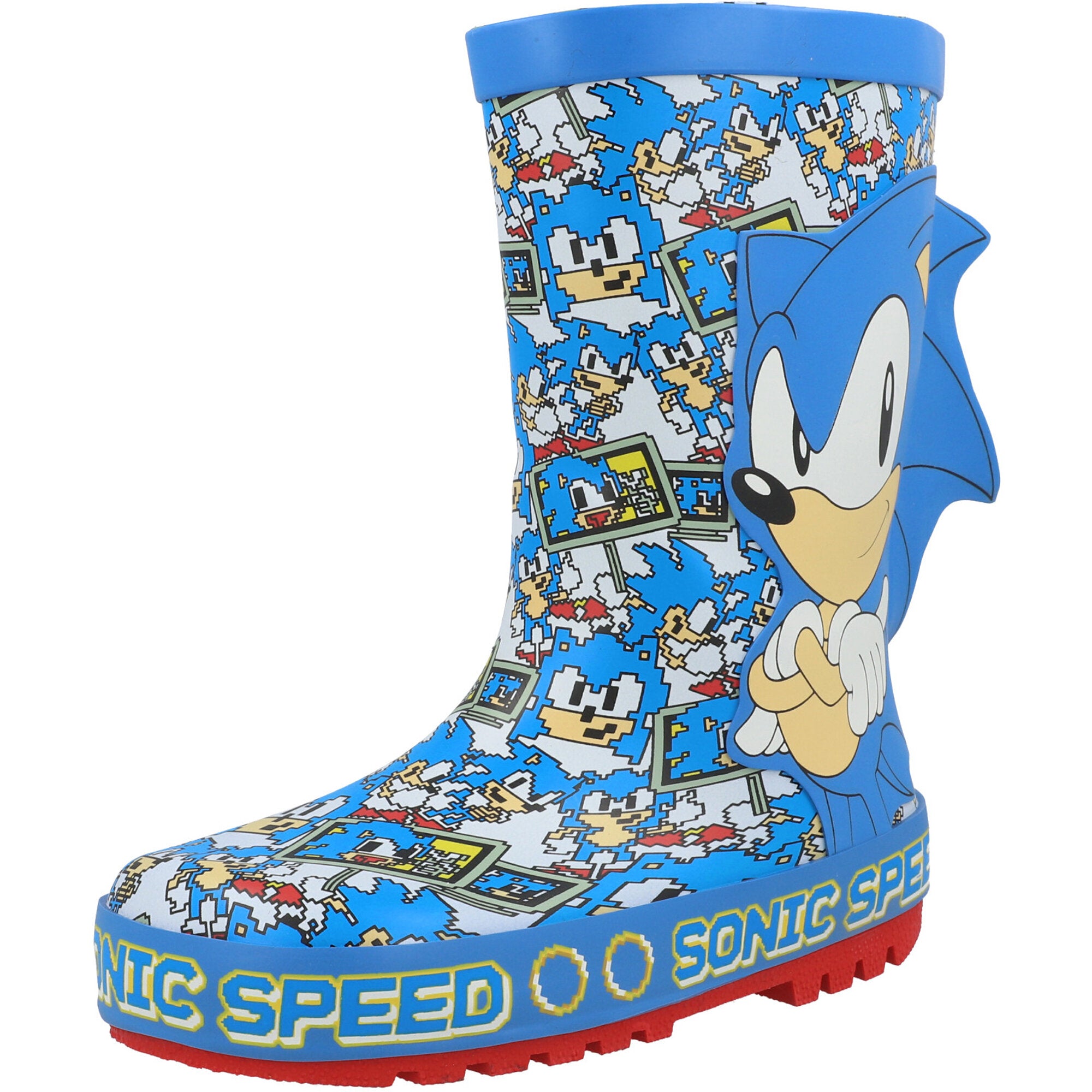 Sonic the Hedgehog Blue Wellington Boots