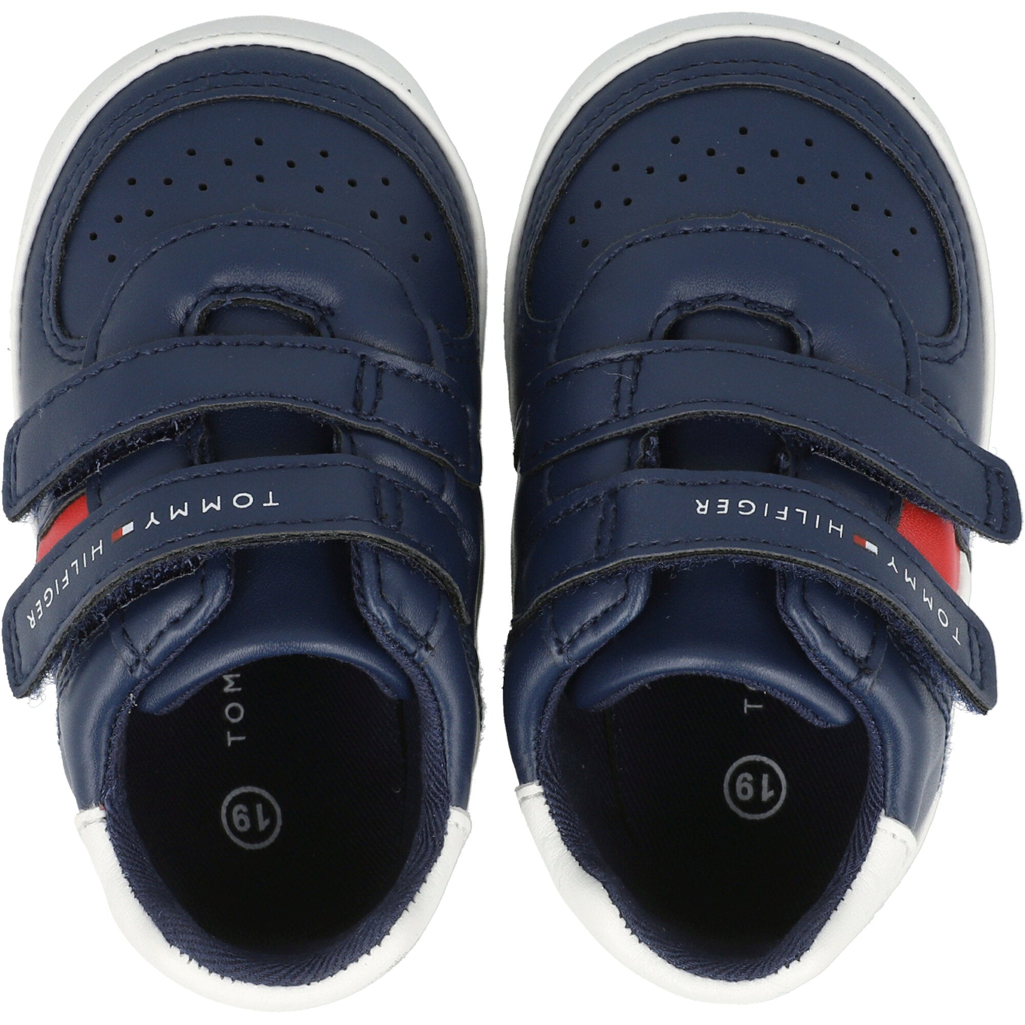 Tommy Hilfiger Blue Crib Trainers