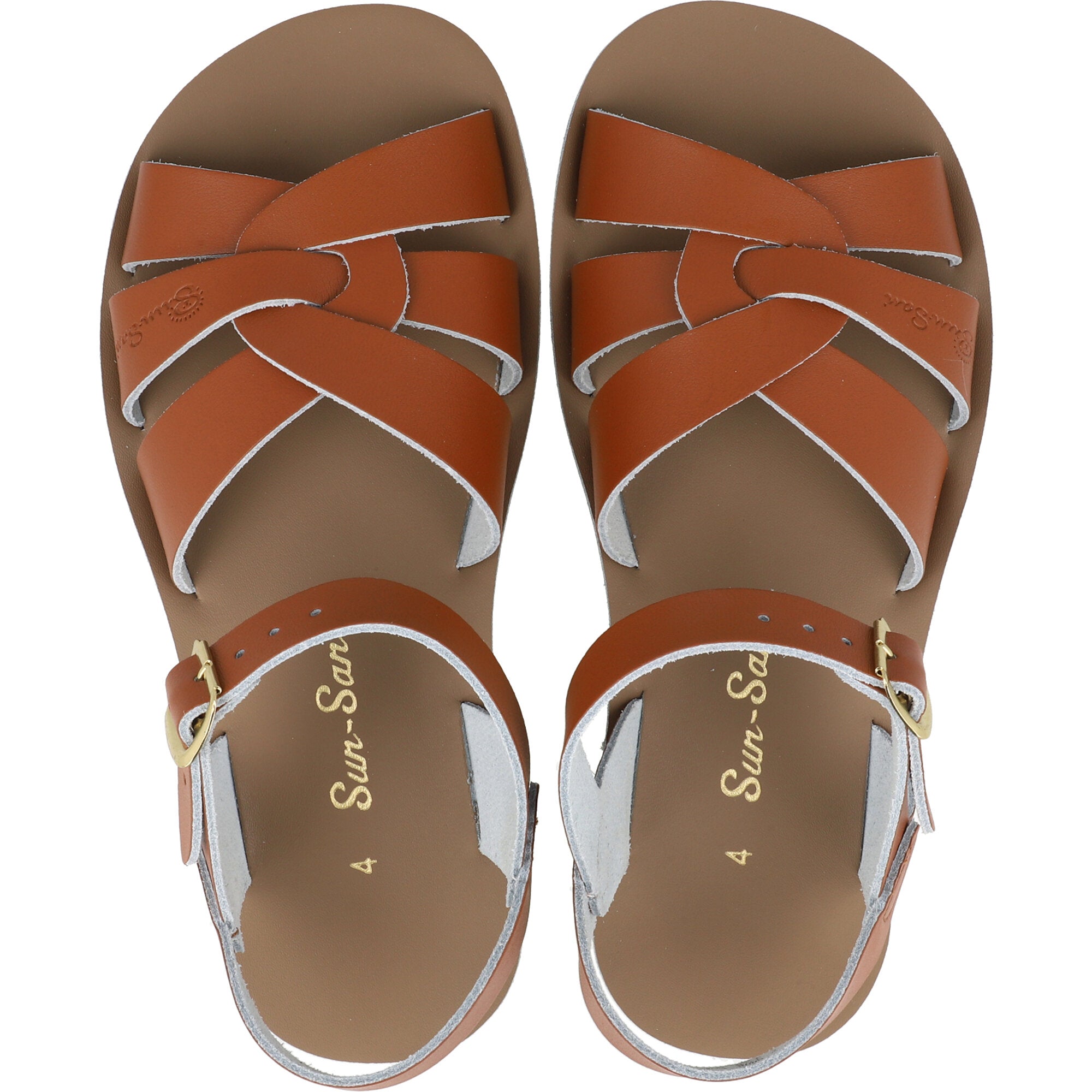 Salt-Water Sun-San Swimmer Tan Sandals