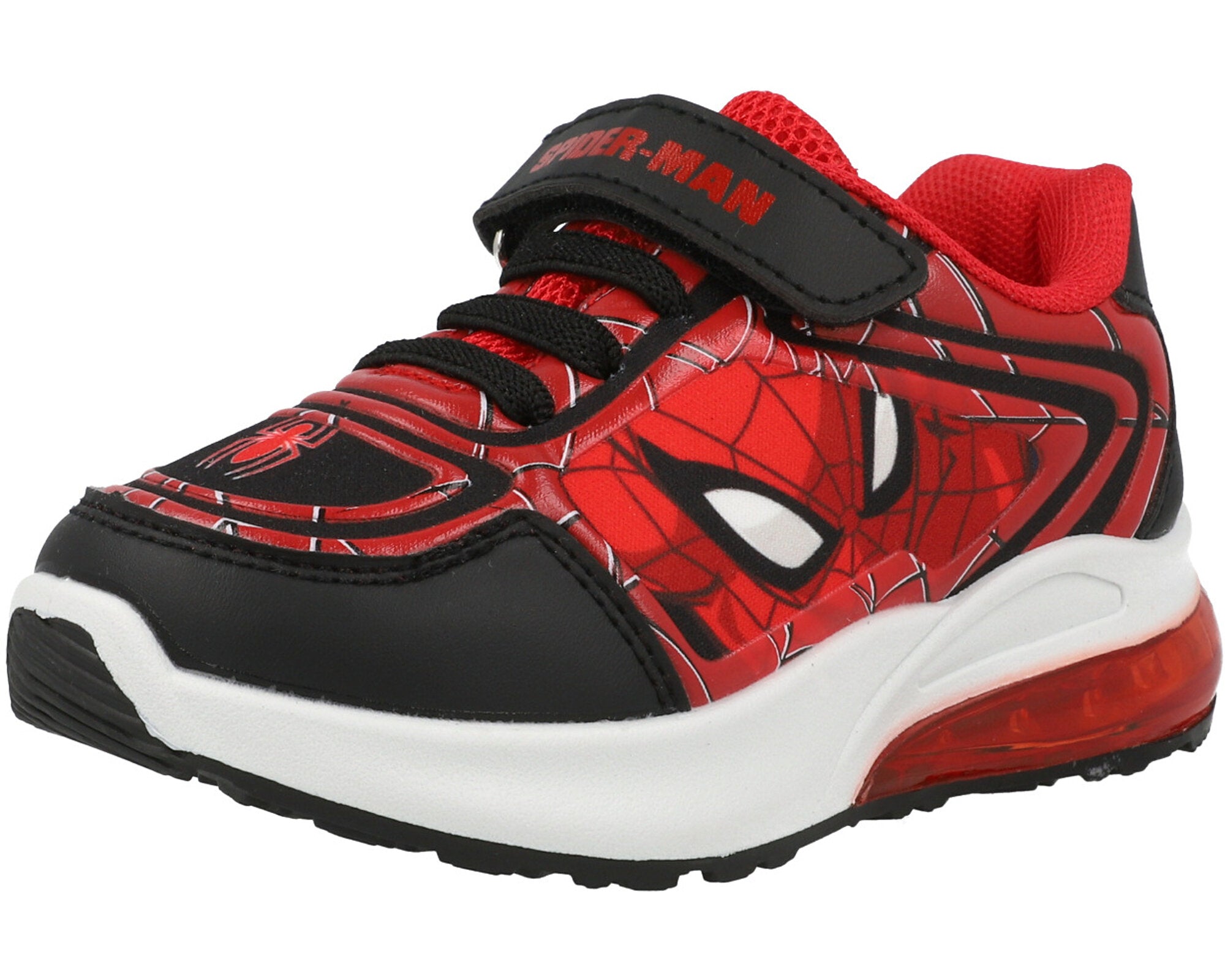 Spiderman Red Emboss Lights Trainers