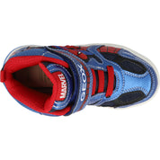 Geox Grayjay Navy Spider-Man Mid-Cut Trainers