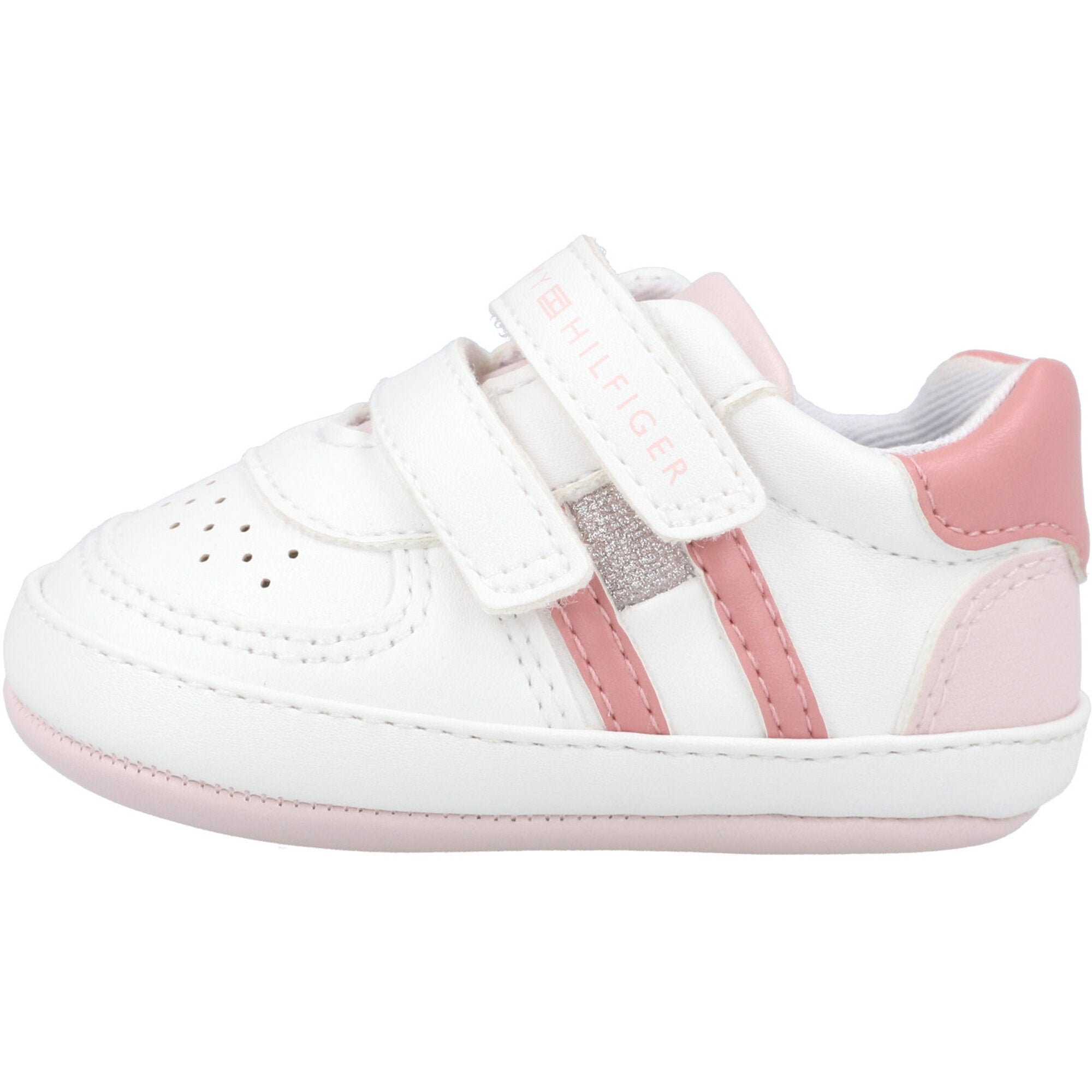 Tommy Hilfiger White Crib Shoes