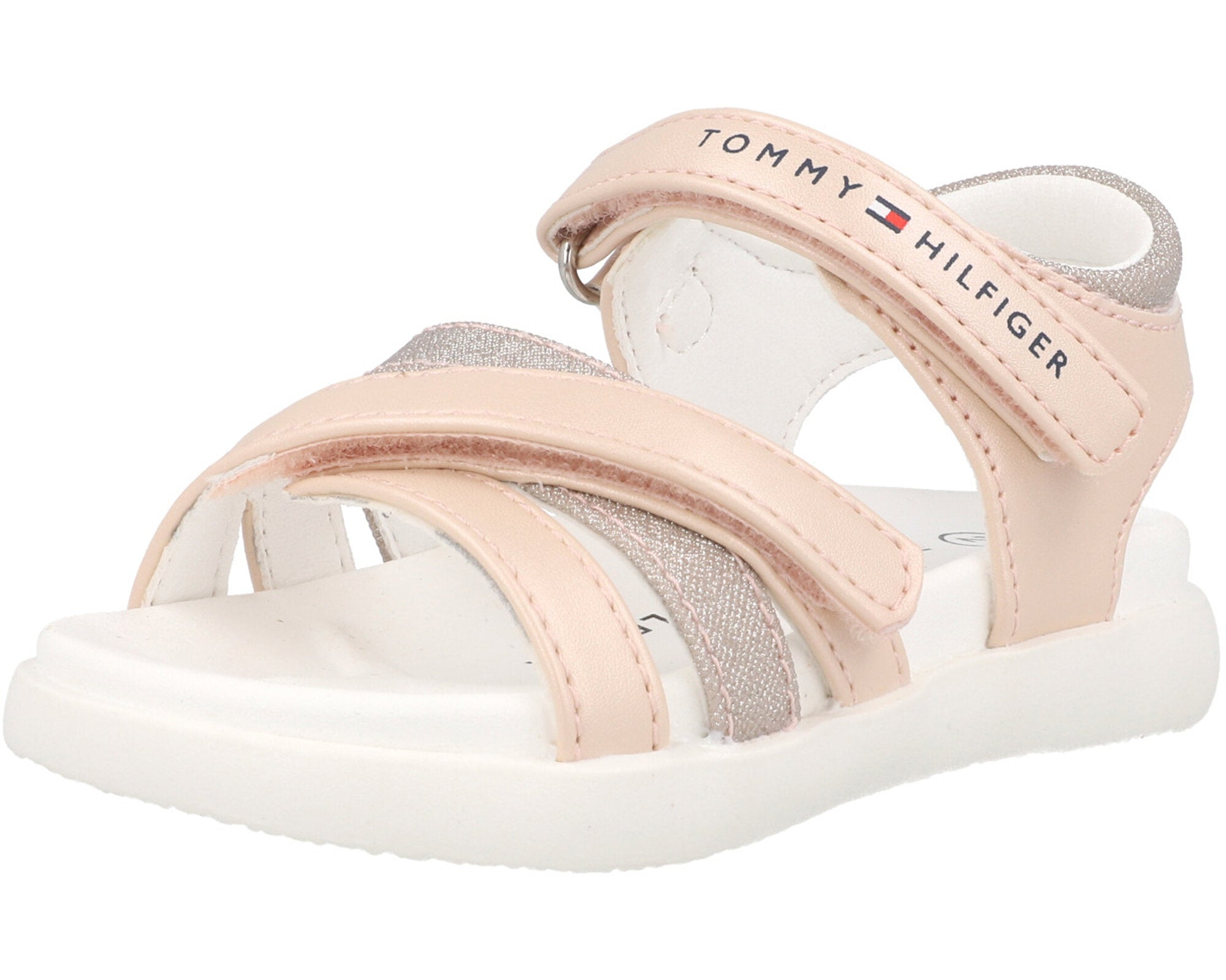 Tommy Hilfiger Pink Metallic Sandals