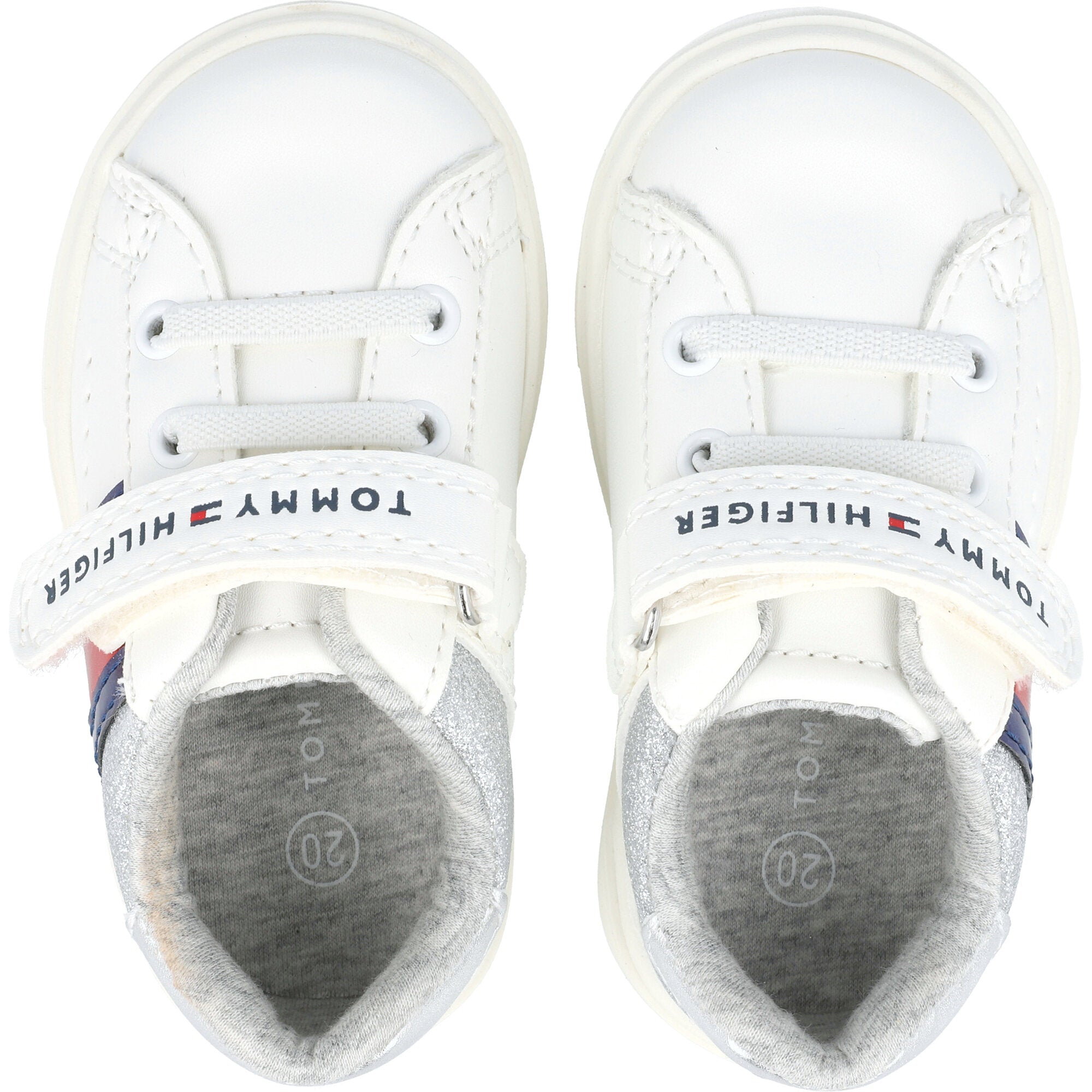 Tommy Hilfiger White Sparkle Trainers