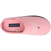 Tommy Hilfiger Pink Felt Slippers