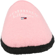 Tommy Hilfiger Pink Felt Slippers