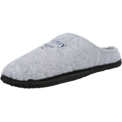 Tommy Hilfiger Grey Felt Slippers