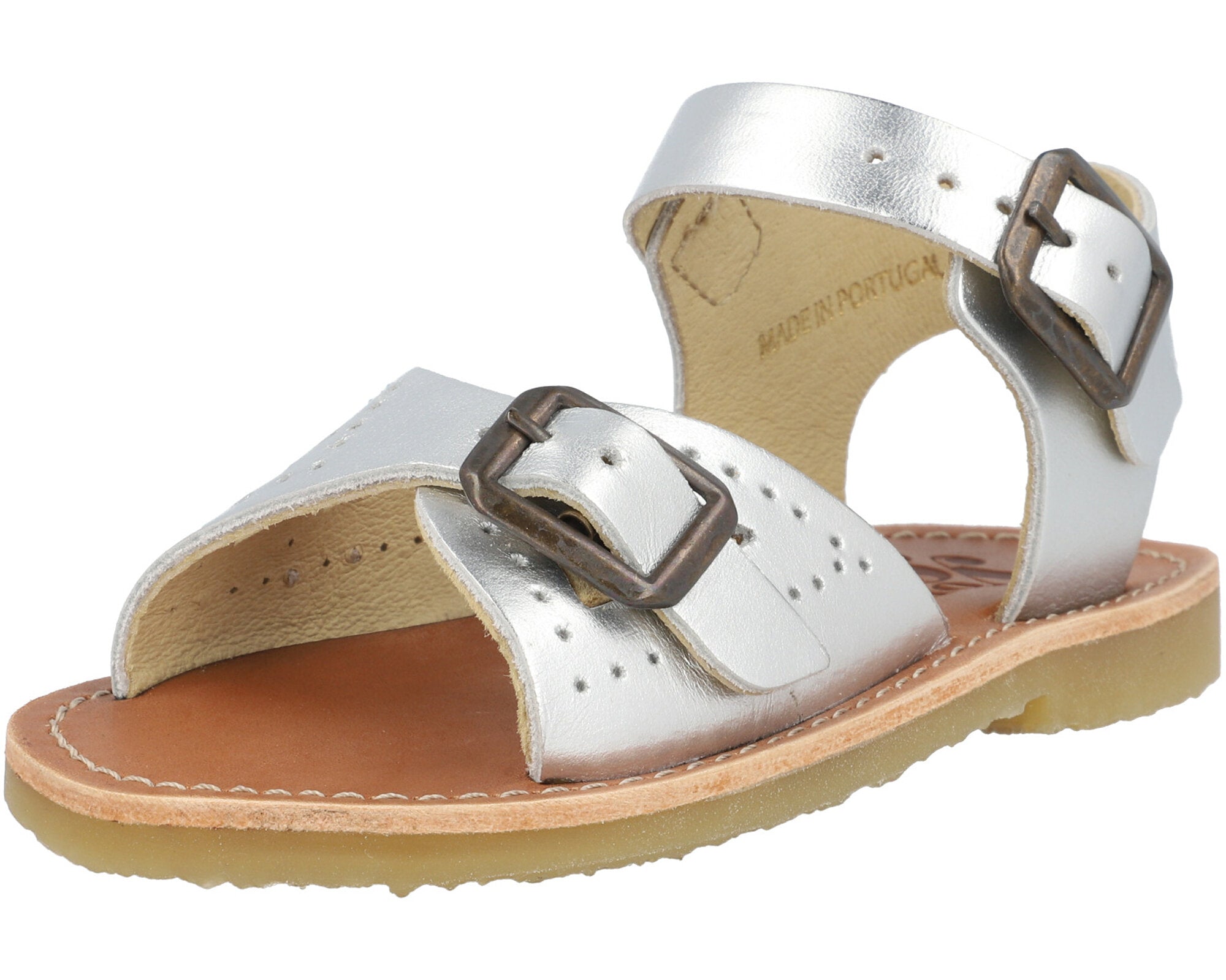 Young Soles Pearl Silver Sandals