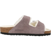 Birkenstock Arizona Shearling Faded Purple Sandals