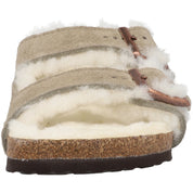 Birkenstock Arizona Shearling Taupe Kids Sandals