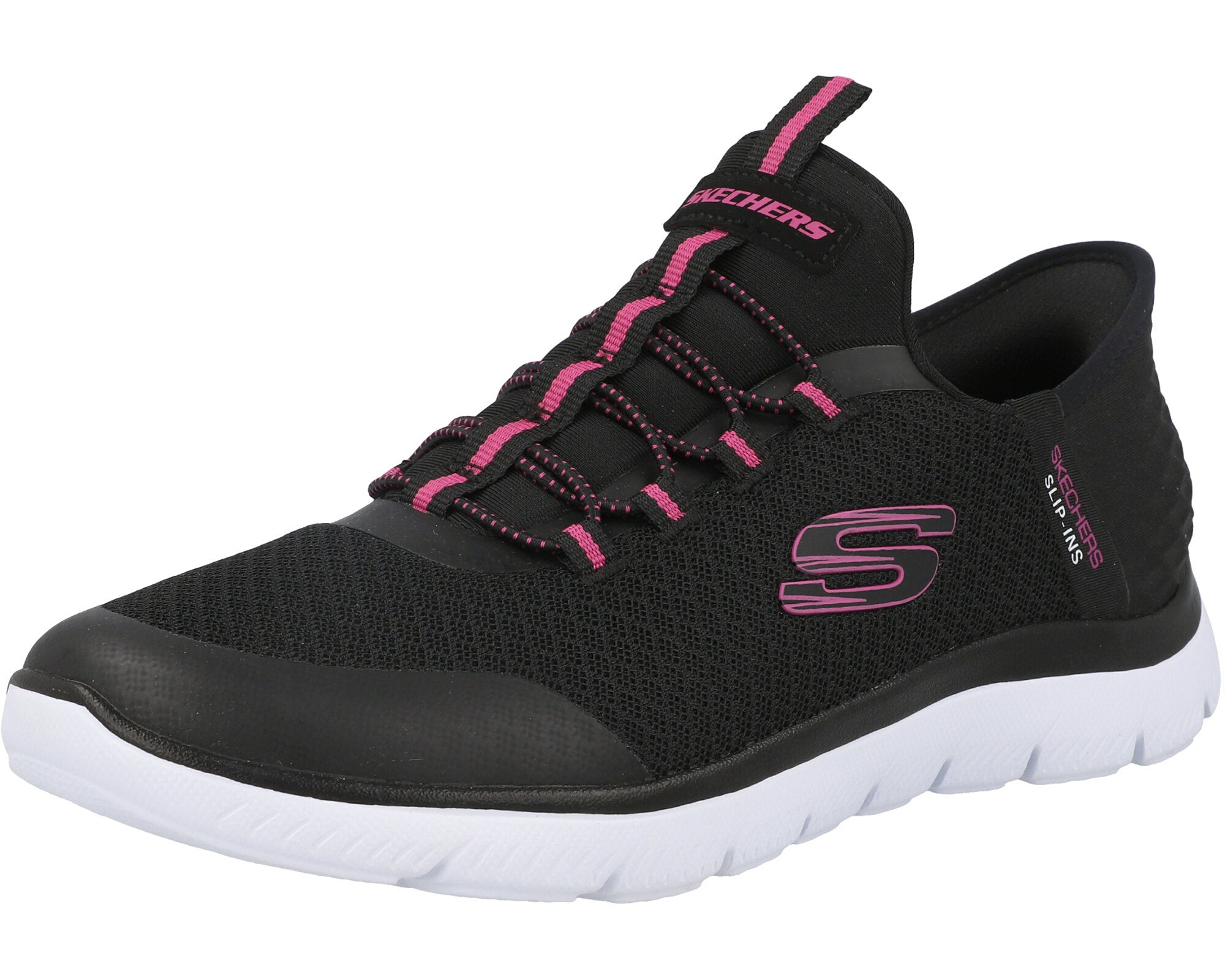 Skechers Summits Black Slip-On Shoes