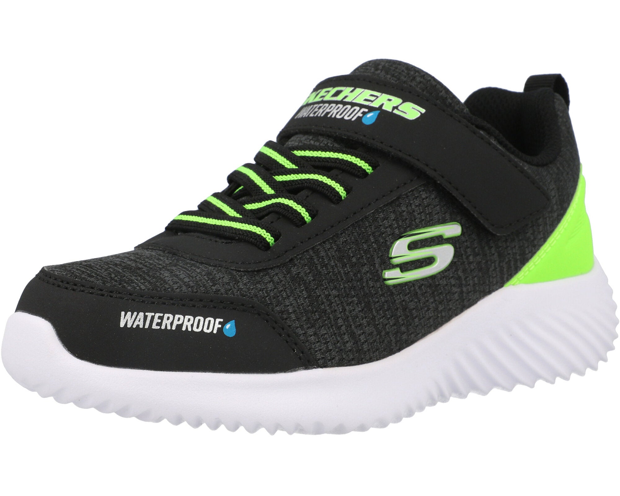 Skechers Bounder Black Waterproof Trainers