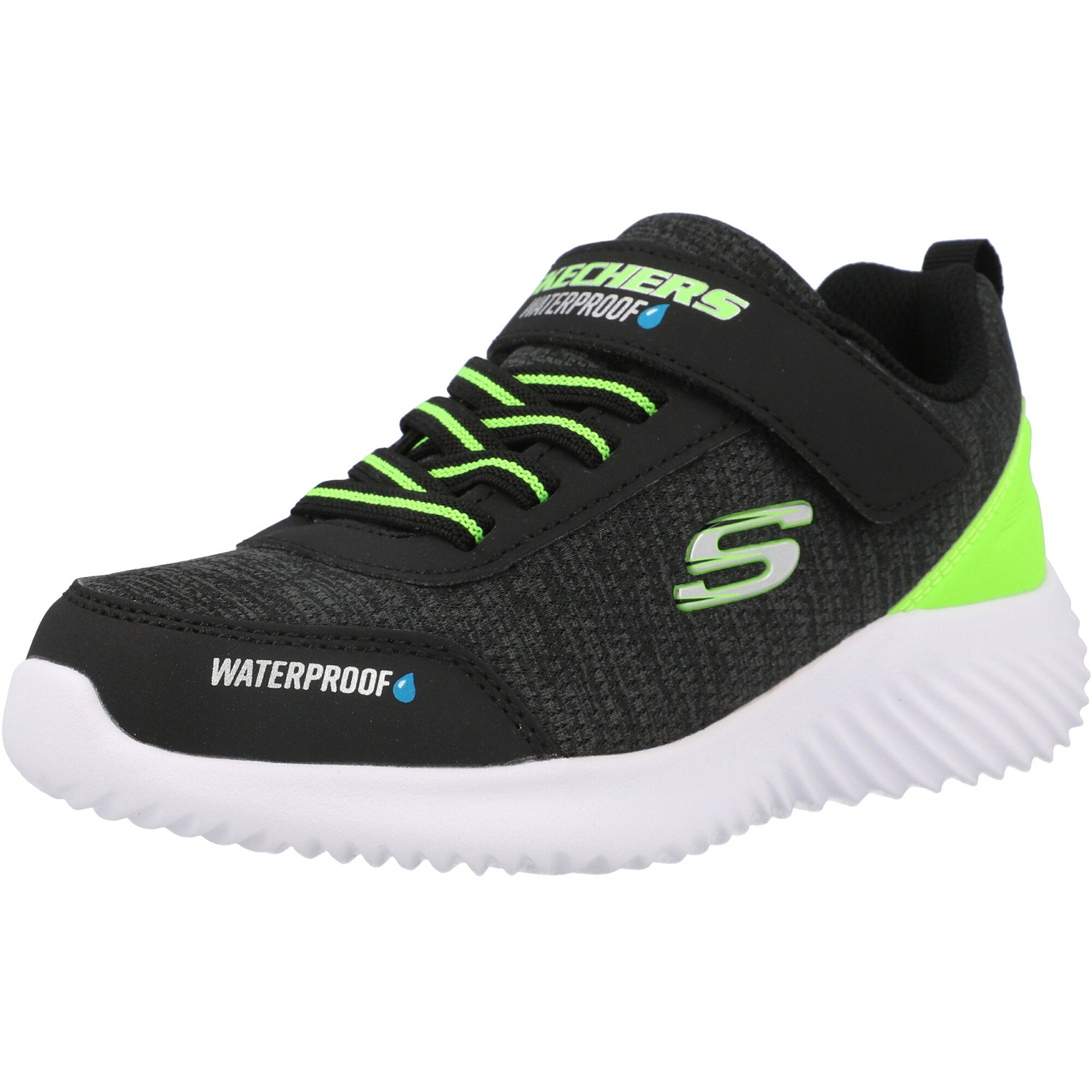 Skechers Bounder Black Waterproof Trainers