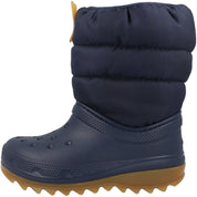 Crocs Kids Classic Neo Puff Navy Boots