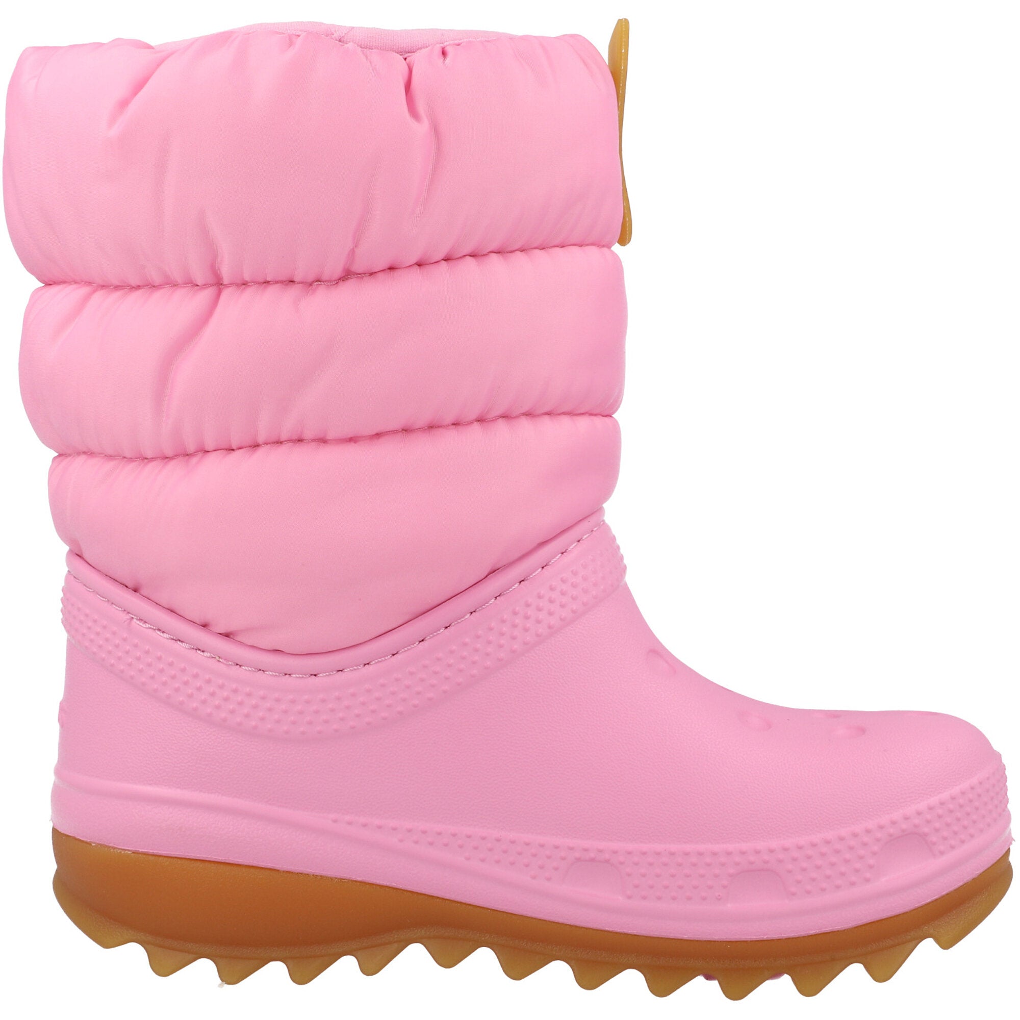 Crocs Kids Classic Neo Puff Pink Tweed Boots