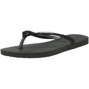 Havaianas Slim Glitter Black Flip Flops