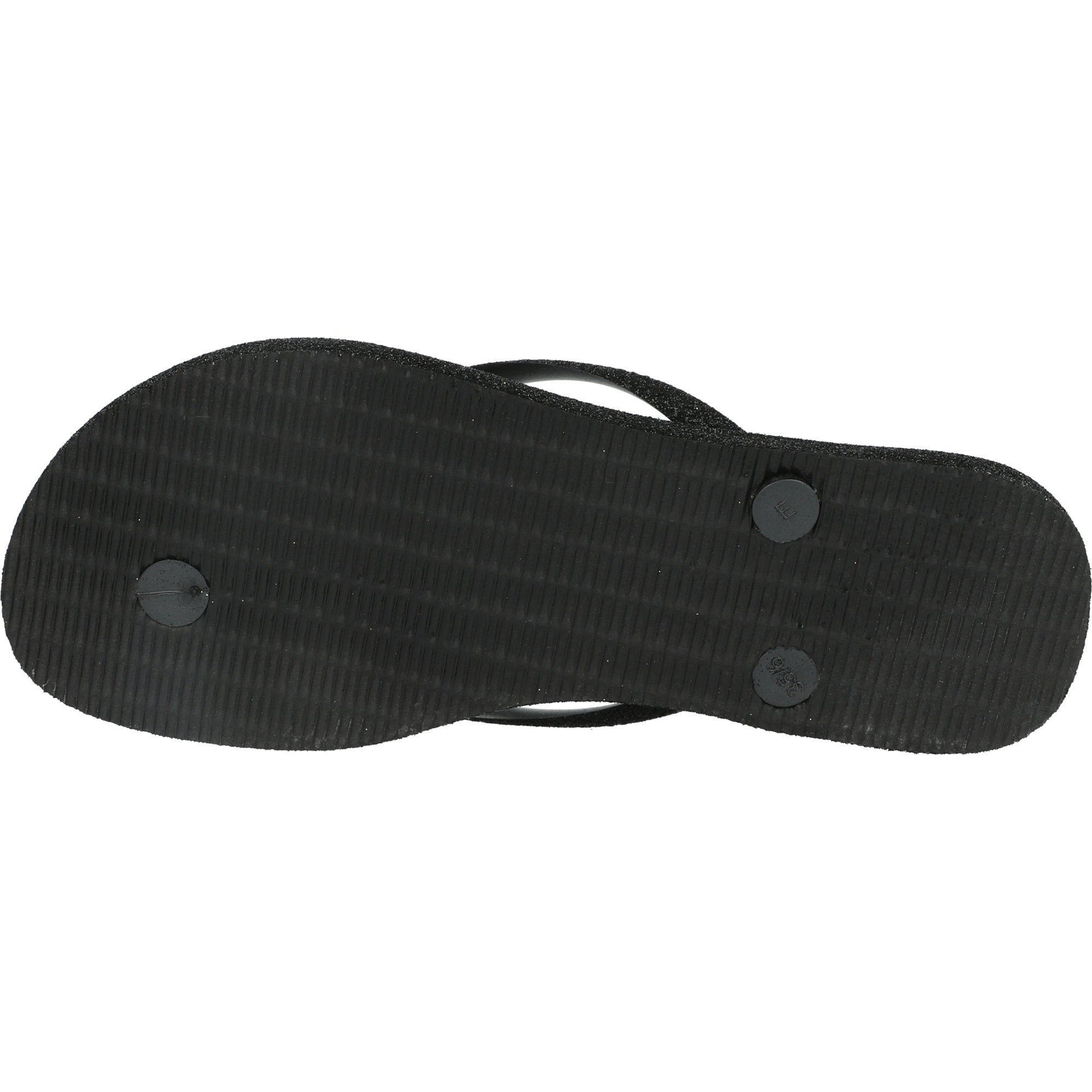 Havaianas Slim Sparkle Black Flip Flops