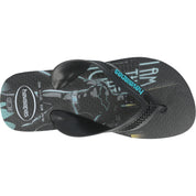 Havaianas Kids Max Heroes Black Flip Flops