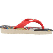 Havaianas Kids Top Marvel Classics Beige Flip Flops