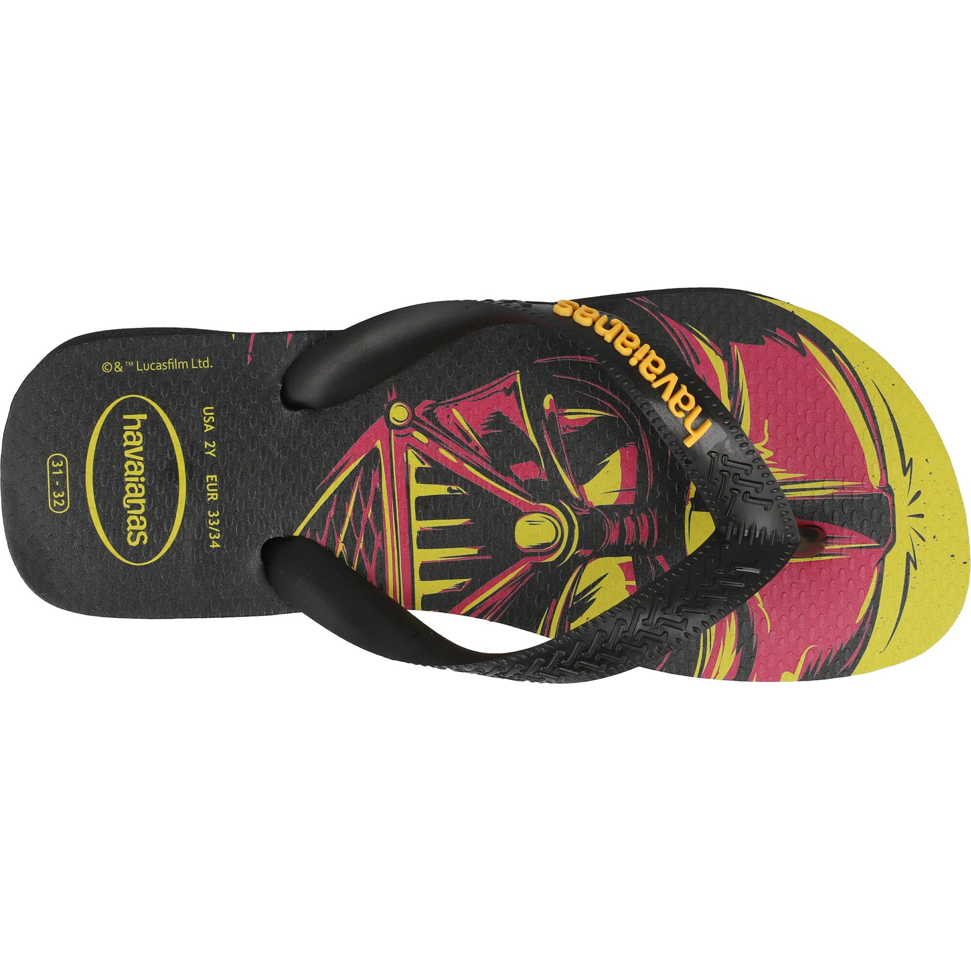 Havaianas Kids Star Wars Black Flip Flops